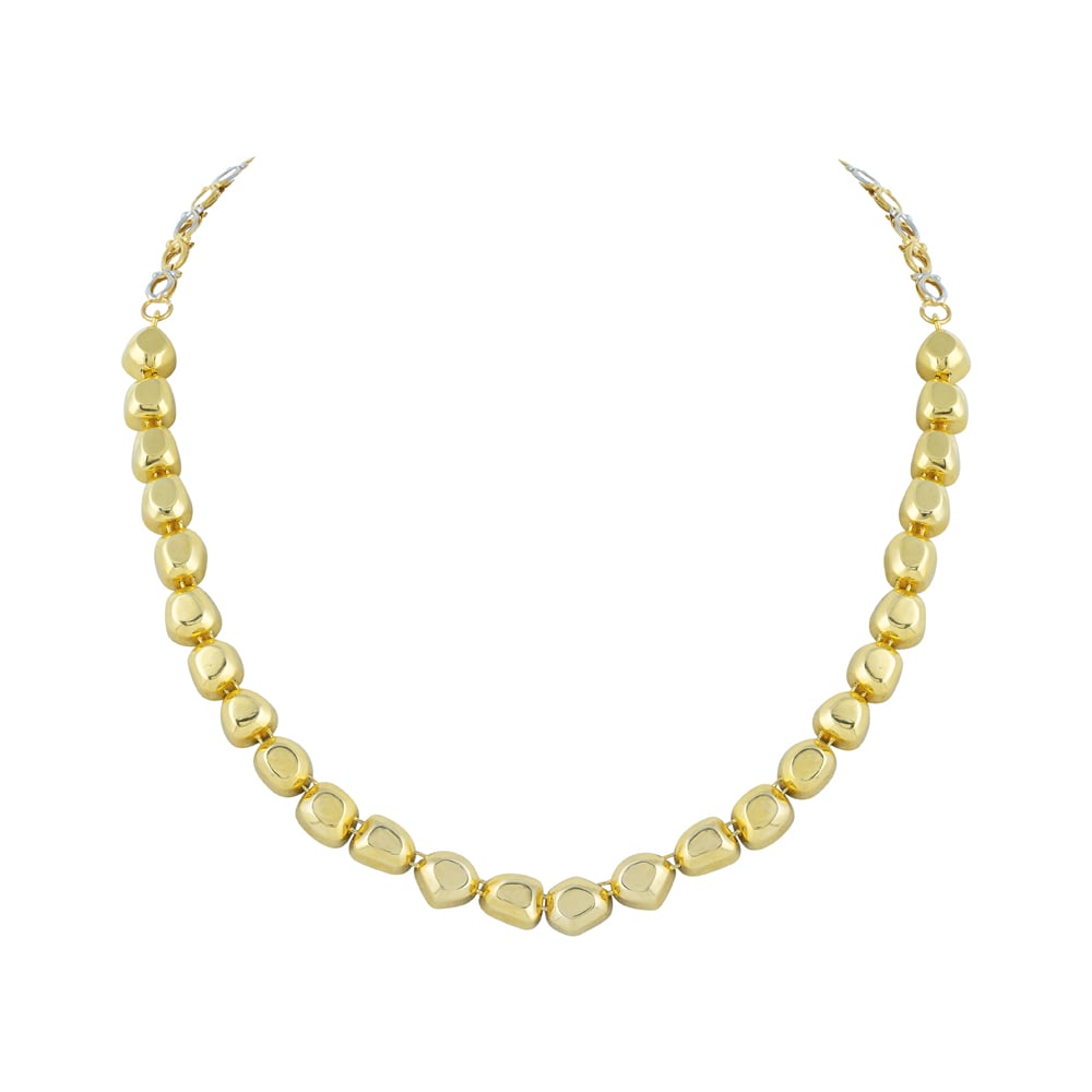 Polki Necklace Line in Open Setting